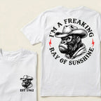 I'm A Freaking Ray Of Sunshine Custom Est.Year T-Shirt