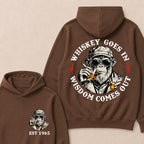 Whiskey Goes In Wisdom Comes Out Custom Est.Year Hoodie