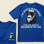 I'm Offen Mistaken For An Adult Because Of My Age Custom Est.Year T-Shirt