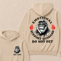Emotional Support Husband Do Not Pet Custom Est.Year Hoodie
