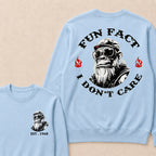 Fun Fact I Don't Care Custom Est.Year Crewneck