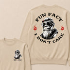 Fun Fact I Don't Care Custom Est.Year Crewneck