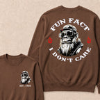 Fun Fact I Don't Care Custom Est.Year Crewneck
