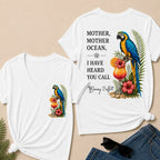 Mother,Mother Ocean,I have Heard You Call V-Neck T-Shirt
