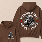 Nobody Cares Work Harder Custom Est.Year Hoodie
