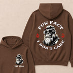 Fun Fact I Don't Care Custom Est.Year Hoodie