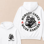 Nobody Cares Work Harder Custom Est.Year Hoodie