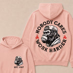Nobody Cares Work Harder Custom Est.Year Hoodie