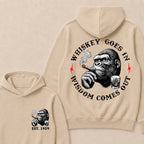 Whiskey Goes In Wisdom Comes Out Custom Est.Year Hoodie