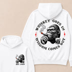 Whiskey Goes In Wisdom Comes Out Custom Est.Year Hoodie