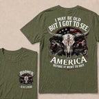 Custom Year "I MAY BE OLD BUT I GOT TO SEE AMERICA" Full Collection | T-Shirts