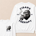 Cigars Therapy Custom Est.Year Crewneck