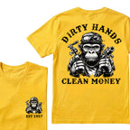 Dirty Hands Clean Money Custom Est.Year T-Shirt