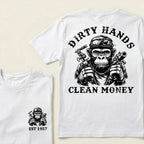 Dirty Hands Clean Money Custom Est.Year T-Shirt