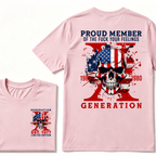 PROUD MEMBER OF THE FUCK YOUR FEELINGS 1965 1980 GEN X Custom Your Year T-Shirt