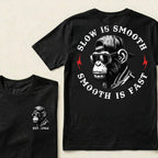 Slow Is Smooth Smooth Is Fast Custom Est.Year T-Shirt