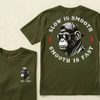 Slow Is Smooth Smooth Is Fast Custom Est.Year T-Shirt