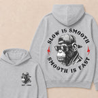 Slow Is Smooth Smooth Is Fast Custom Est.Year Hoodie