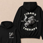 Cigars Therapy Custom Est.Year Hoodie