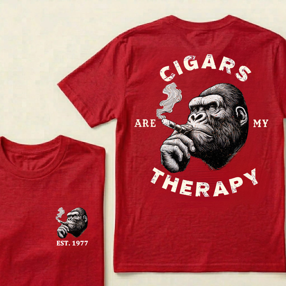 Cigars Therapy Custom Est.Year T-Shirt