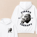 Cigars Therapy Custom Est.Year Hoodie
