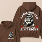Undiagnosed But Something Ain't Right Custom Est.Year Hoodie
