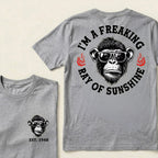 I'm A Freaking Ray Of Sunshine Custom Est.Year T-Shirt